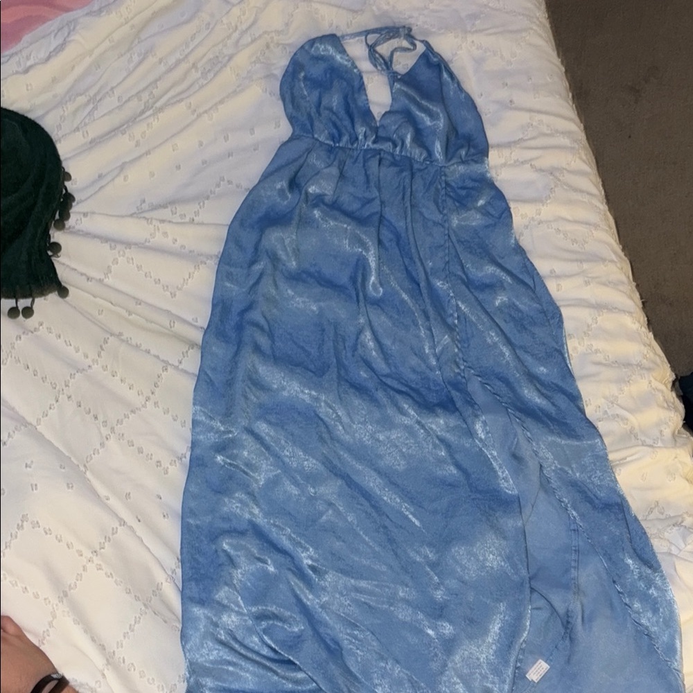 Simplee Apparel Blue Maxi Dress